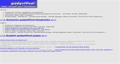 Desktop Screenshot of gadgetpool.de